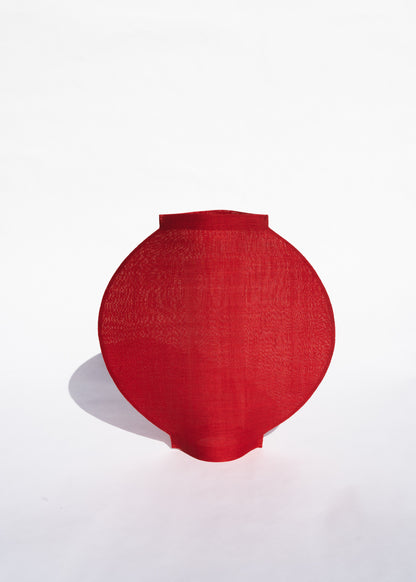 Red Mosi Moon Jar - L