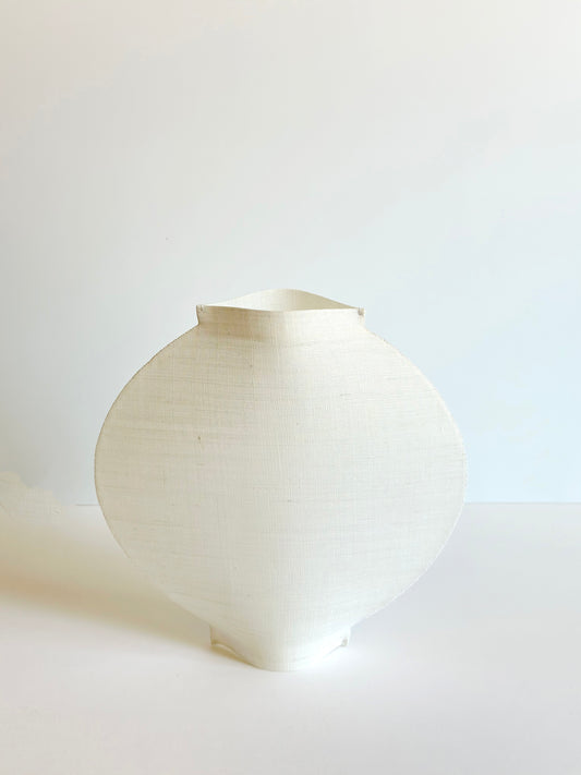 White Mosi Moon Jar