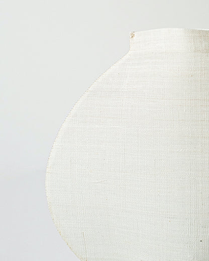 Hand-stitched Mosi Moon Jar made from Korean ramie textile