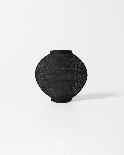 Hand-stitched Mosi Moon Jar made from Korean ramie textile
